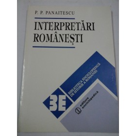  INTERPRETARI  ROMANESTI - P.P. PANAITESCU